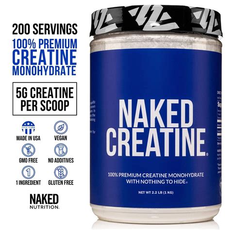 naked creatine|Creatine Monohydrate Powder 2.2lb